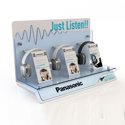 Led Lighting Acrylic 3-Set Headphone Display Stand Manufacturer and Supplier Led Lighting Acrylic 3-Set Headphone Display Stand Manufacturer and Supplier